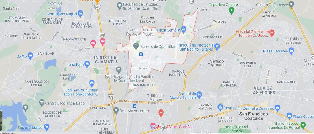 Mapa Cuautitlán