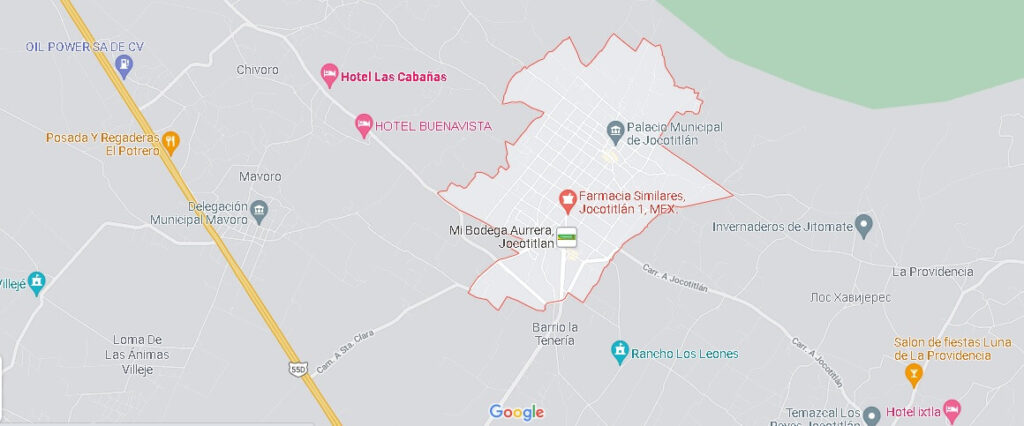 Mapa Jocotitlán