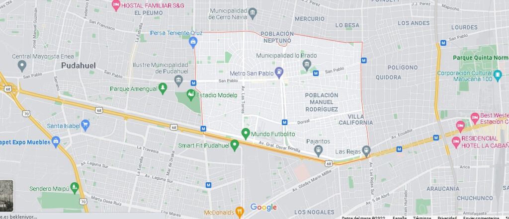 Mapa Lo Prado