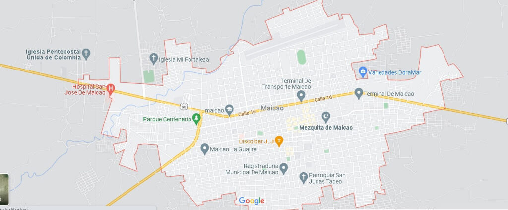 Mapa Maicao