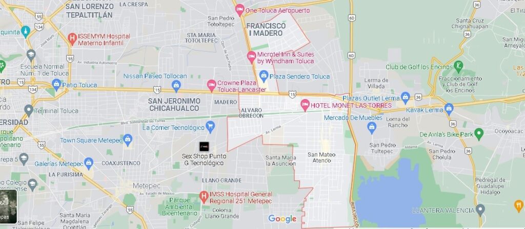 Mapa San Mateo Atenco