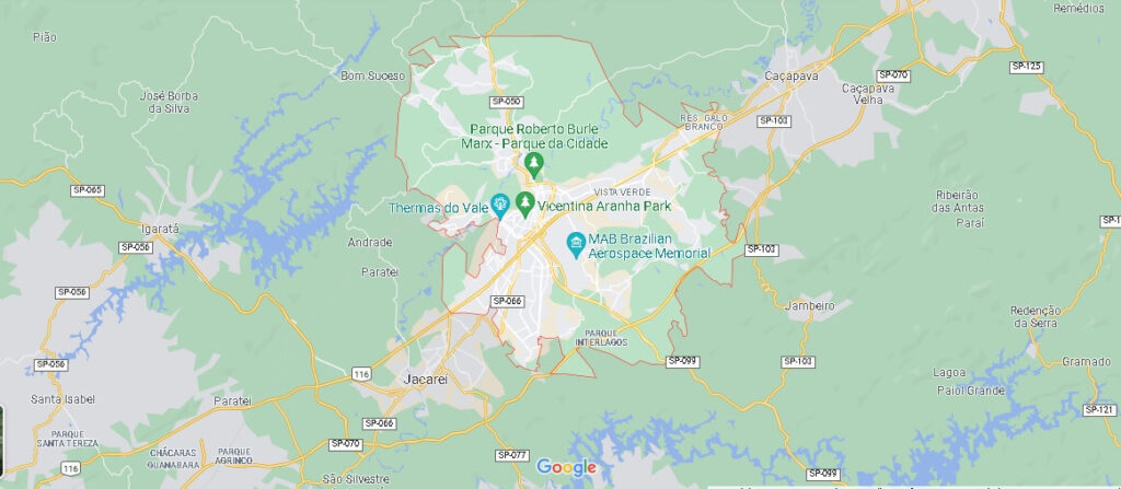 Mapa São José dos Campos