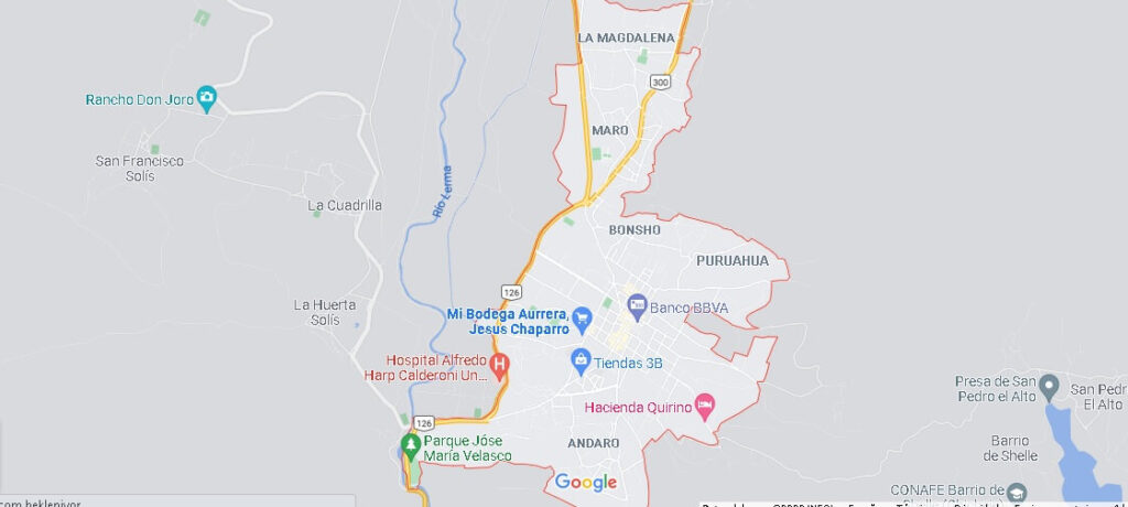 Mapa Temascalcingo