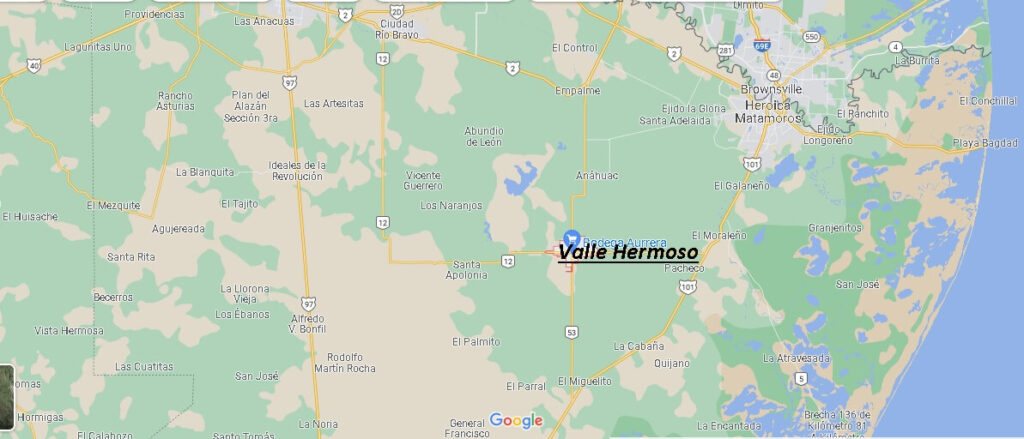 Mapa Valle Hermoso