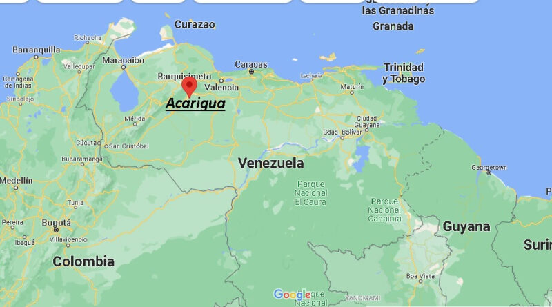 ¿Dónde está Acarigua en Venezuela