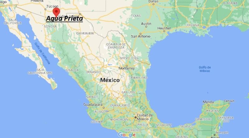 ¿Dónde está Agua Prieta en Mexico