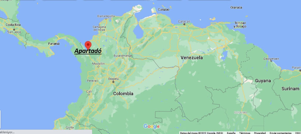 ¿Dónde está Apartadó, Colombia