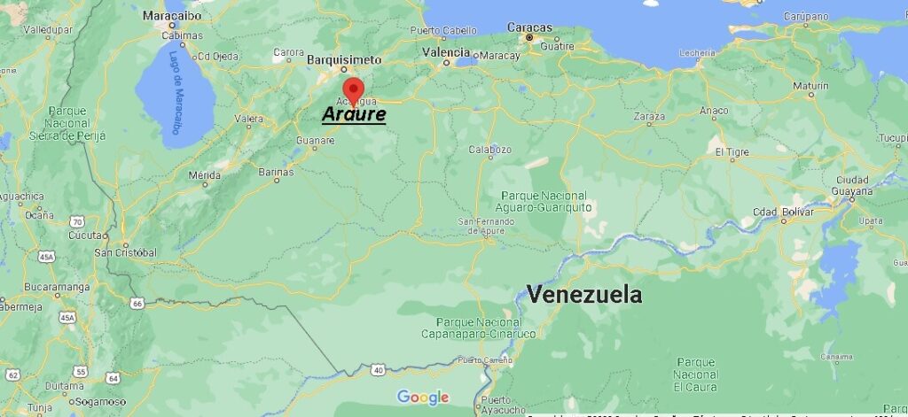 ¿Dónde está Araure Venezuela