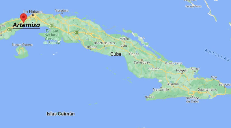 ¿Dónde está Artemisa, Cuba
