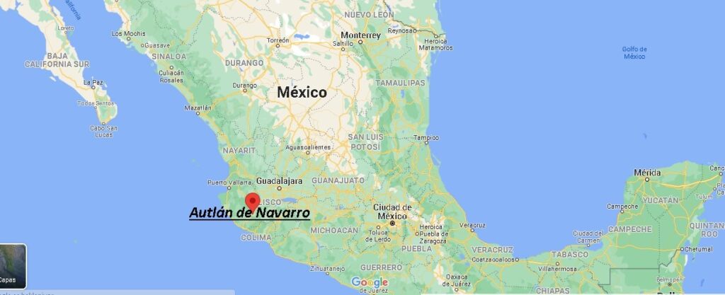 ¿Dónde está Autlán de Navarro, Mexico