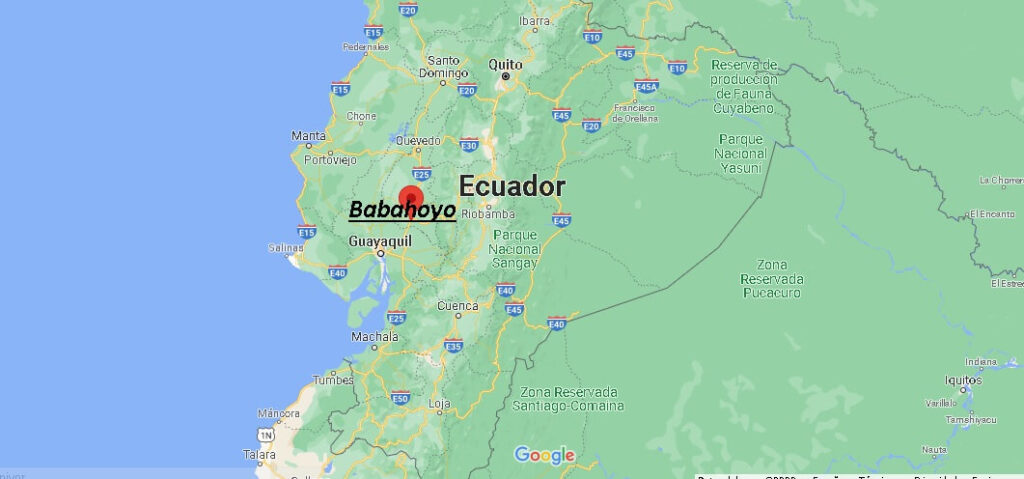 ¿Dónde está Babahoyo Ecuador