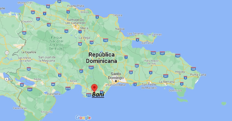 ¿Dónde está Baní, Dominicana