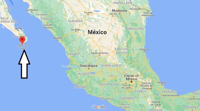 ¿Dónde está Cabo San Lucas en Mexico