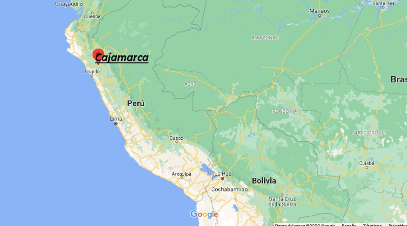 ¿Dónde está Cajamarca en Peru