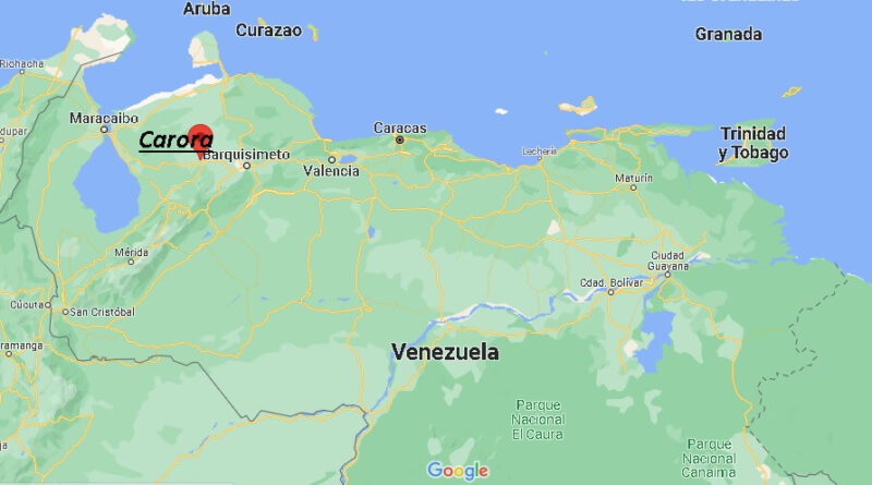 ¿Dónde está Carora en Venezuela