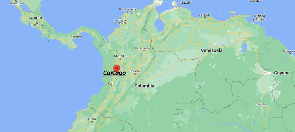 ¿Dónde está Cartago en Colombia