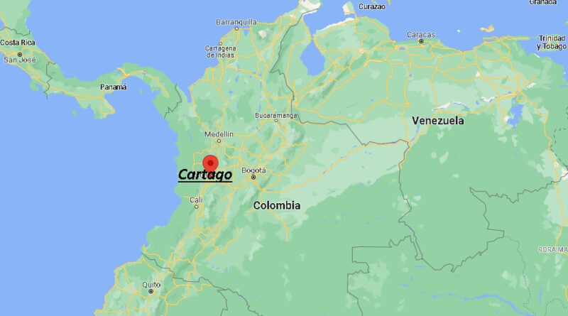 ¿Dónde está Cartago en Colombia