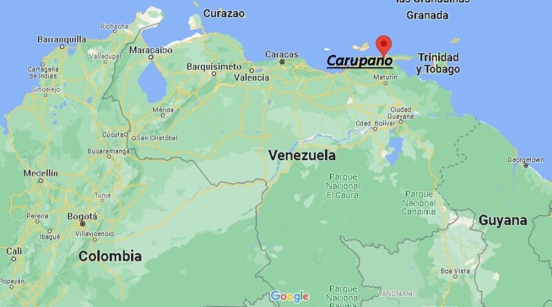 ¿Dónde está Carupano en Venezuela