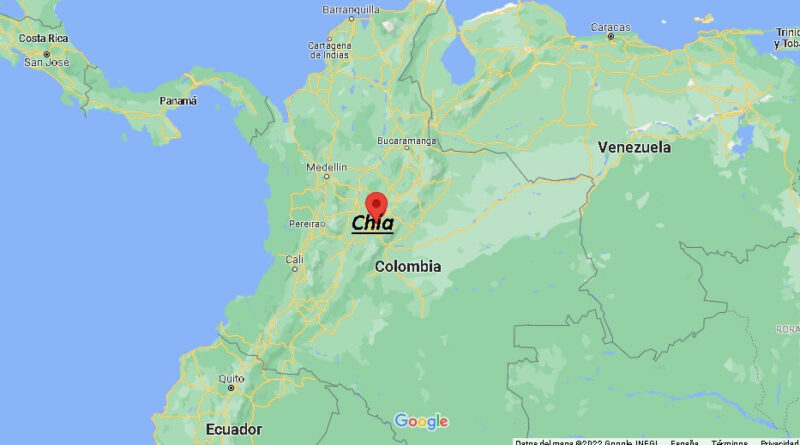 ¿Dónde está Chía Colombia