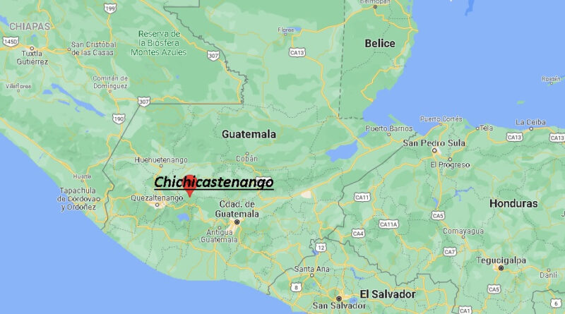 ¿Dónde está Chichicastenango, Guatemala
