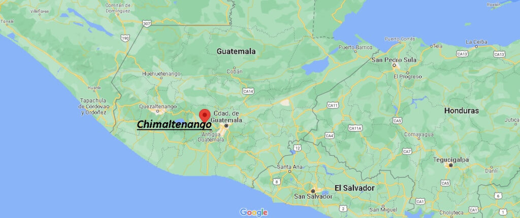 ¿Dónde está Chimaltenango en Guatemala