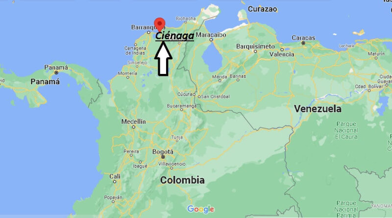 ¿Dónde está Ciénaga, Colombia