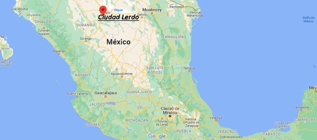¿Dónde está Ciudad Lerdo en Mexico