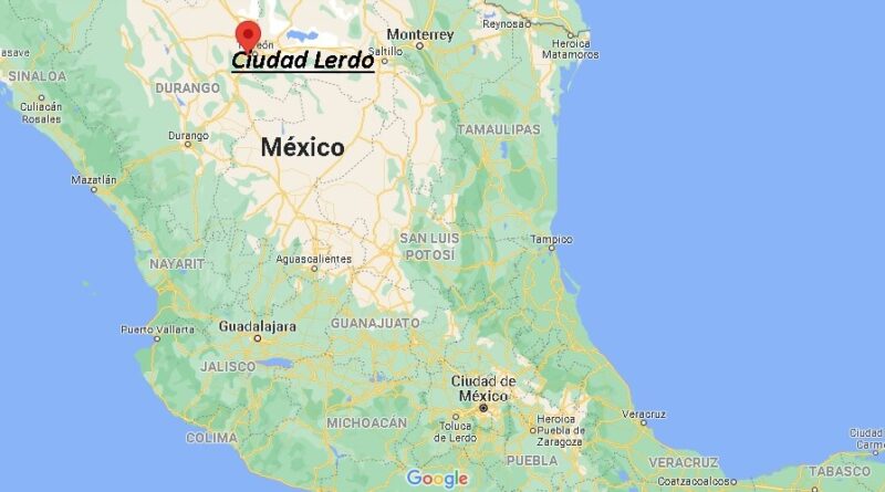 ¿Dónde está Ciudad Lerdo en Mexico