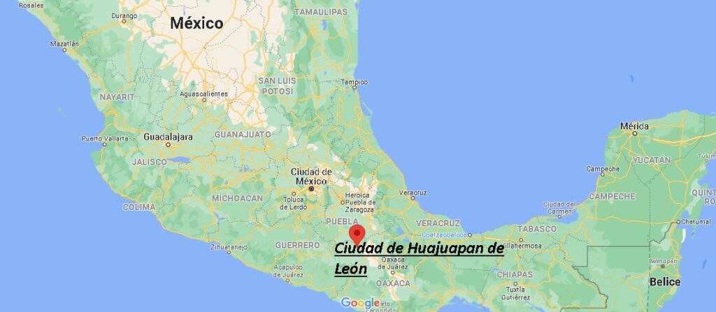 ¿Dónde está Ciudad de Huajuapan de León en Mexico