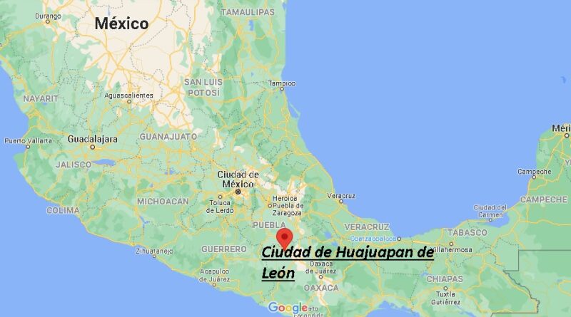 ¿Dónde está Ciudad de Huajuapan de León en Mexico