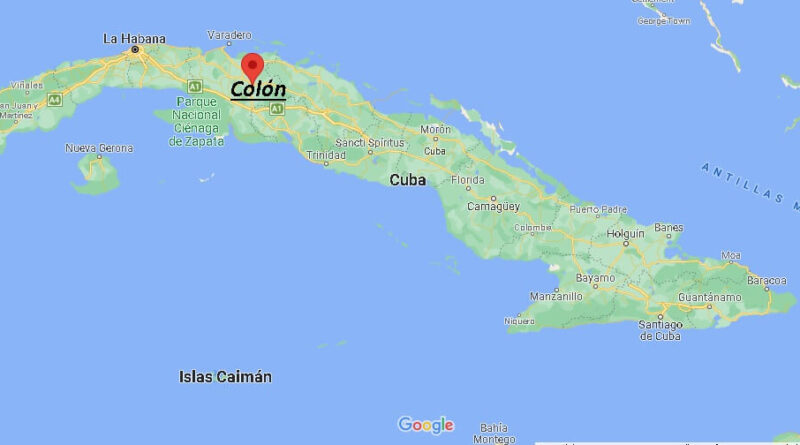 ¿Dónde está Colón, Cuba
