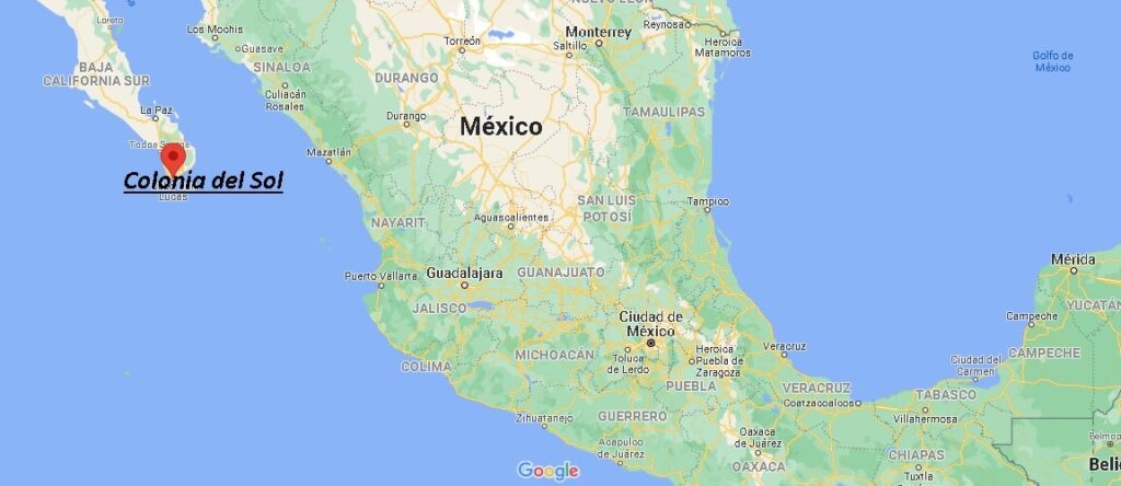 ¿Dónde está Colonia del Sol en Mexico