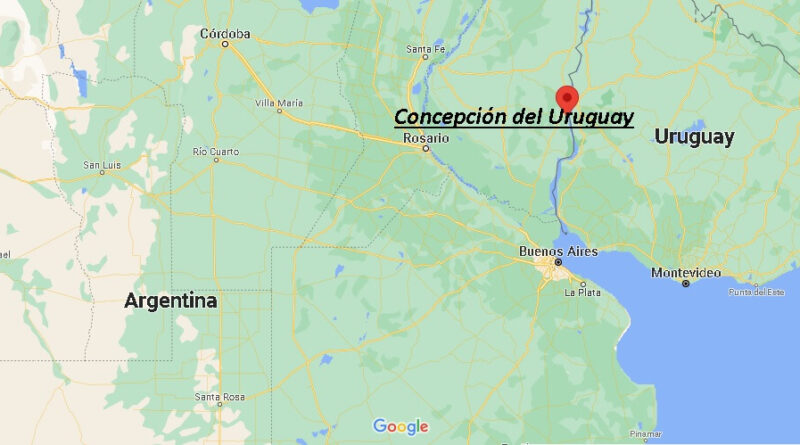 ¿Dónde está Concepción del Uruguay, Argentine