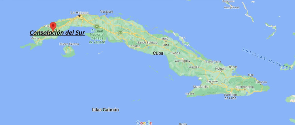 ¿Dónde está Consolación del Sur, Cuba