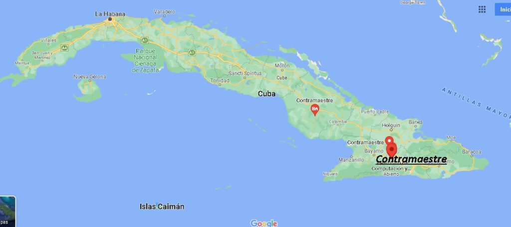¿Dónde está Contramaestre, Cuba