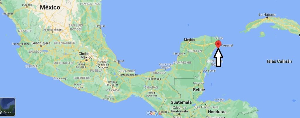 ¿Dónde está Cozumel en Mexico