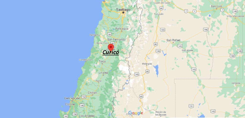 ¿Dónde está Curicó en Chile