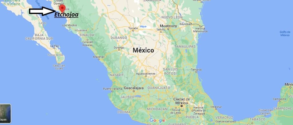 ¿Dónde está Etchojoa Mexico