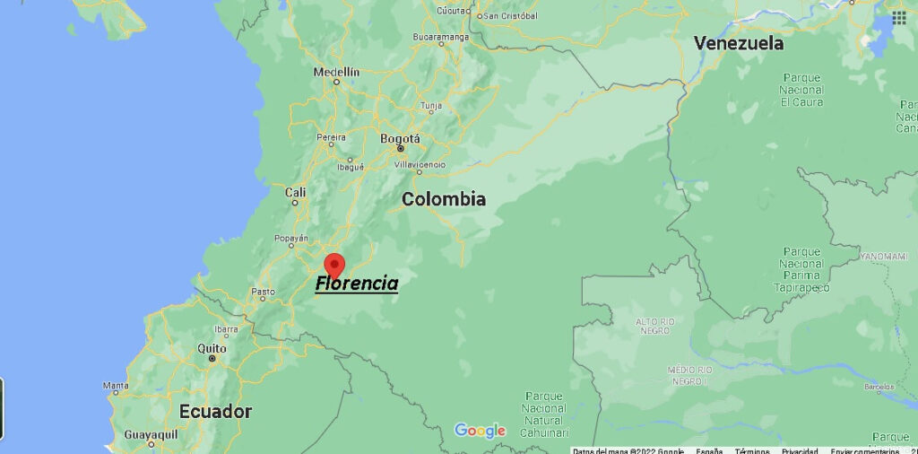 ¿Dónde está Florencia en Colombia