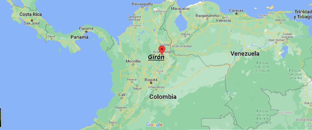 ¿Dónde está Girón en Colombia
