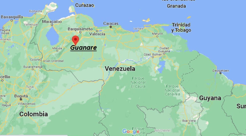 ¿Dónde está Guanare en Venezuela
