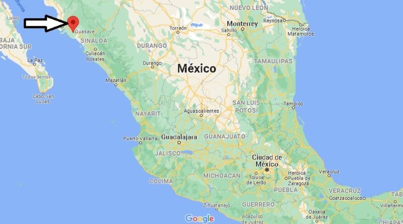 ¿Dónde está Guasave en Mexico
