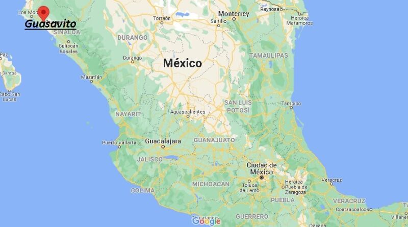 ¿Dónde está Guasavito en Mexico