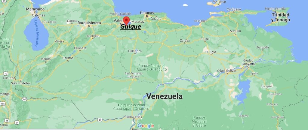 ¿Dónde está Guigue Venezuela