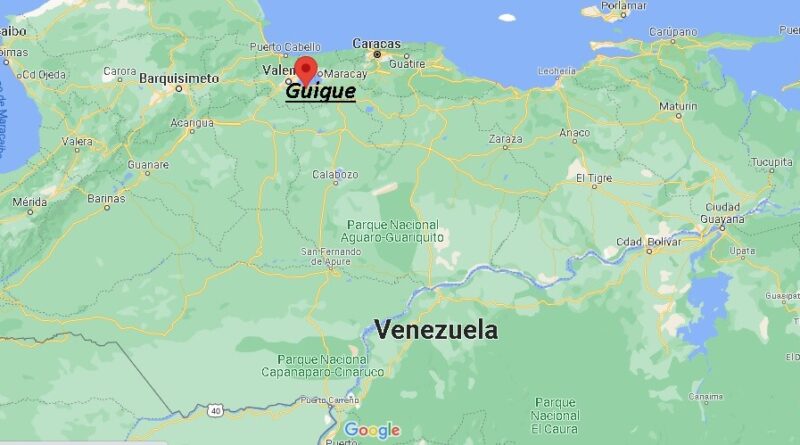 ¿Dónde está Guigue Venezuela