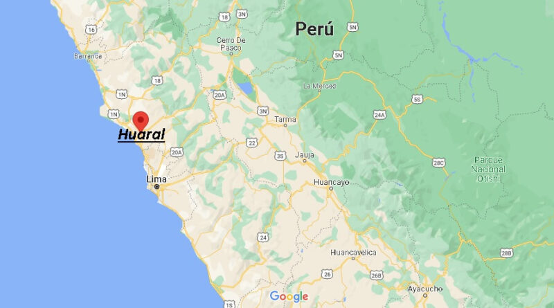 ¿Dónde está Huaral Peru