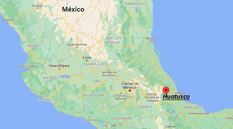 ¿Dónde está Huatusco, Mexico