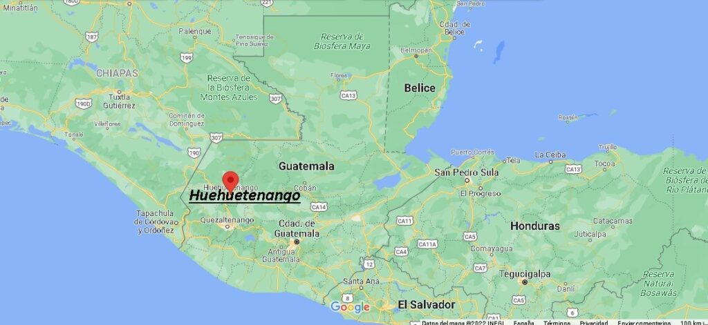 ¿Dónde está Huehuetenango, Guatemala