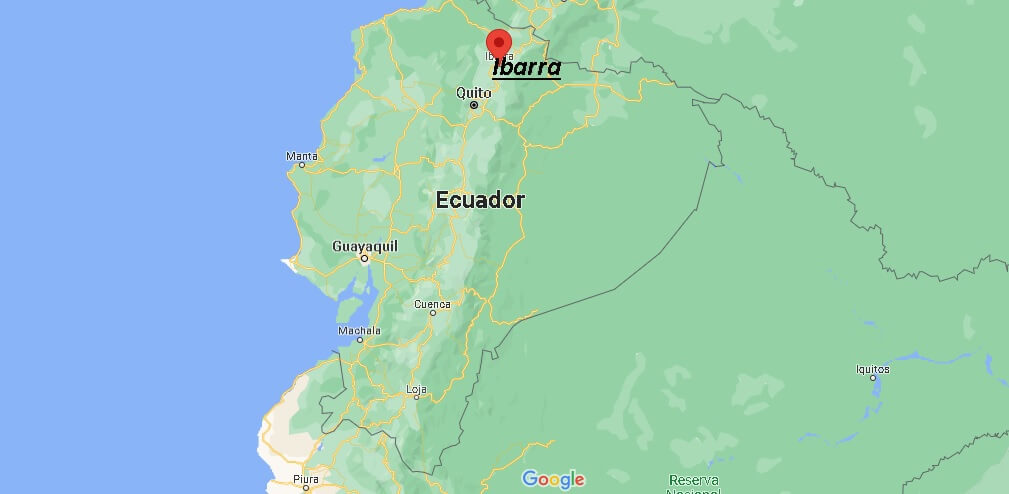 ¿Dónde está Ibarra en Ecuador