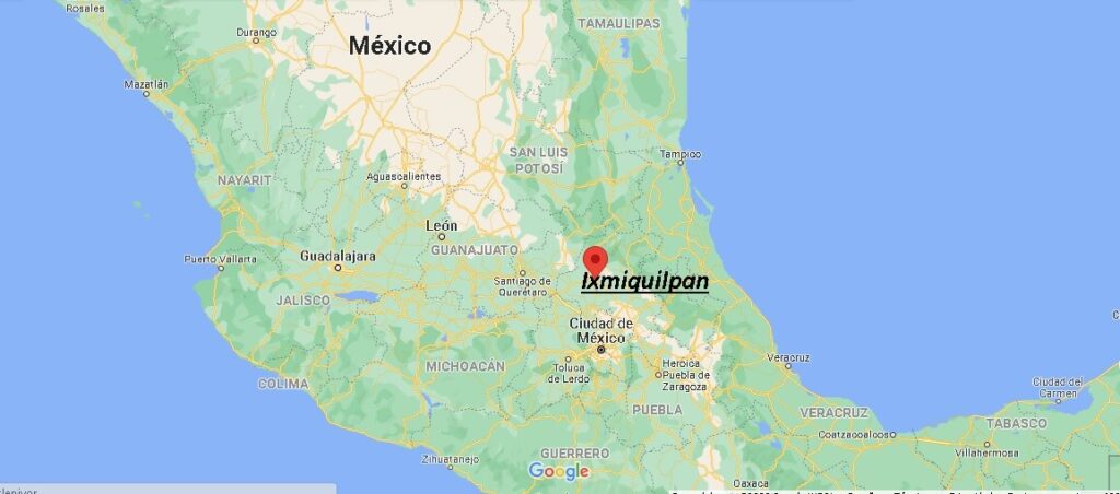 ¿Dónde está Ixmiquilpan en Mexico